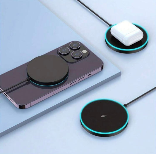 Fast Magnetic Wireless Charger Pad – Ultra-Slim Qi Charging for iPhone & Android