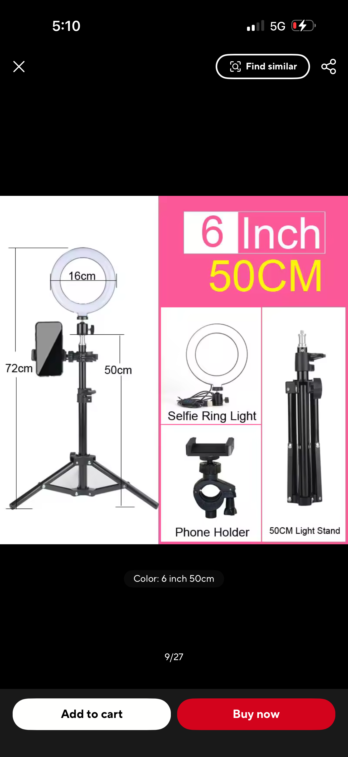 Phone Camera Ring Light