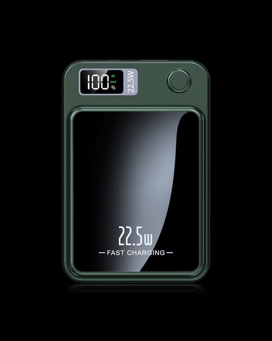 Magnetic Wireless Power Bank 22.5W Fast Charging – Portable Charger with LED Display